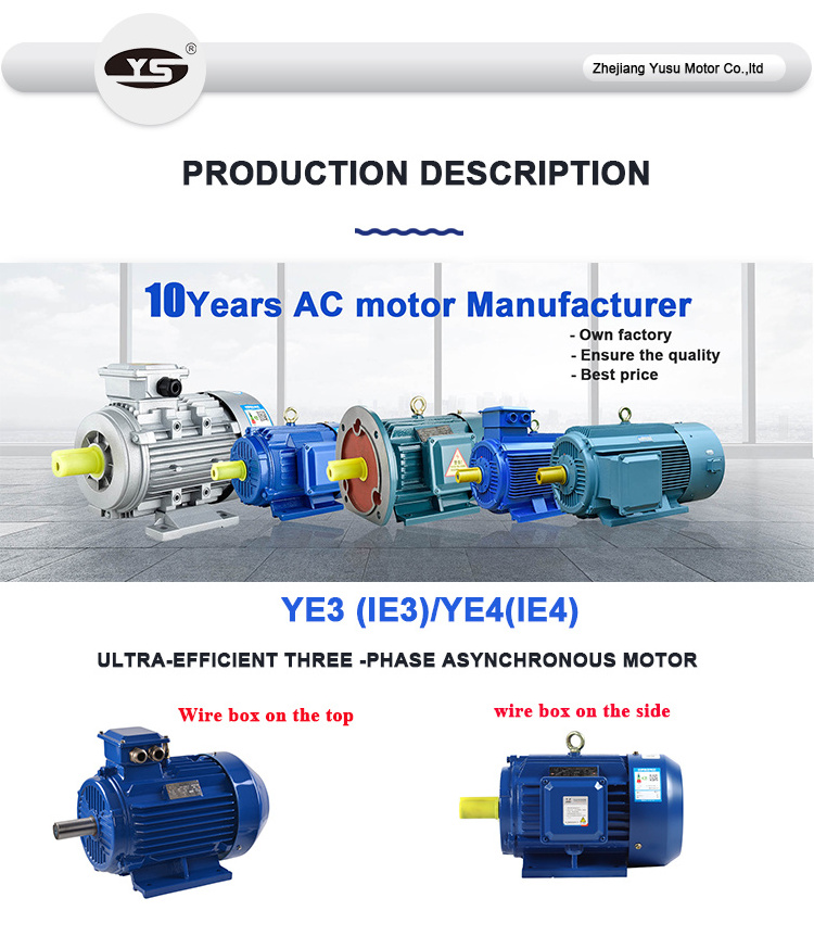 Big power three phase ac motor 110kw electric car motor conversion kit 100kw