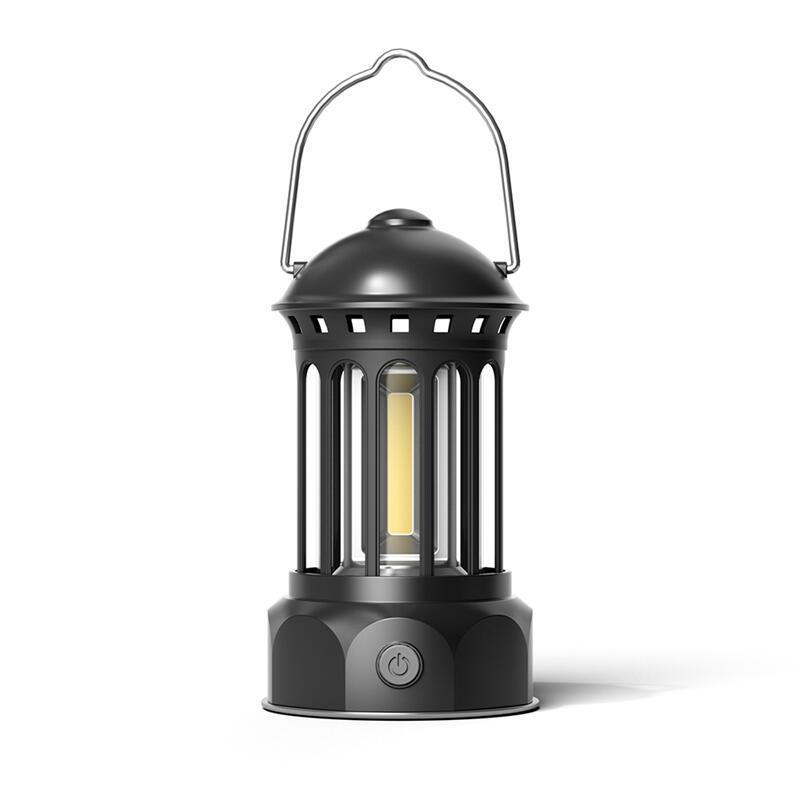 Outdoor camping essentials hanging Atmosphere lantern rechargeable waterproof retro Cob light