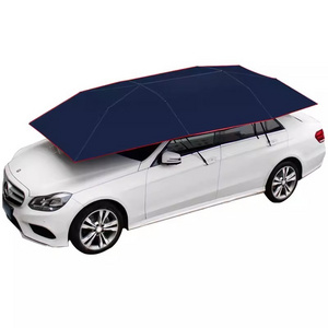 High quality protection cover universal automatic car sunshade roof folding umbrella shade with remote control