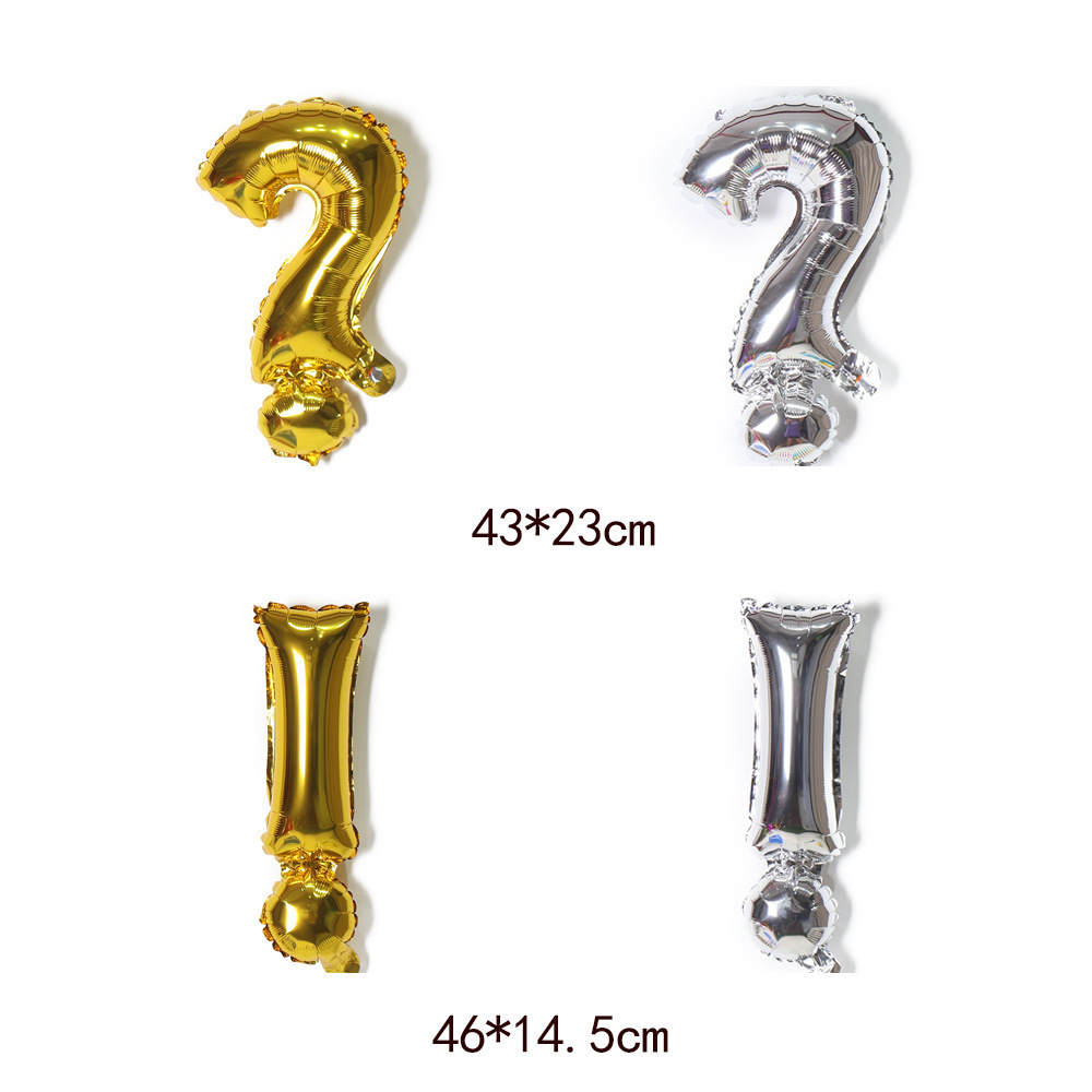 16 Inch Symbol Aluminum Foil Balloon # @ Mathematics Symbol Shaped Balloon Birthday Party Wedding Decorate Balloon Wholesale