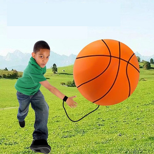 Sport Wrist Strap Return Balls Rubber Hand Game Exercises Bouncing Elastic Nylon String Kids Outdoor Toy Wrist Bounce Ball