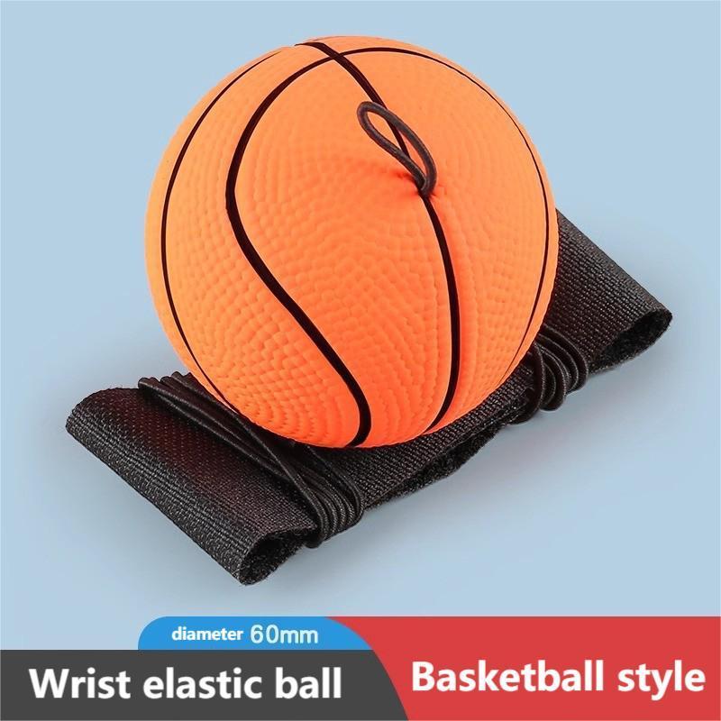 Sport Wrist Strap Return Balls Rubber Hand Game Exercises Bouncing Elastic Nylon String Kids Outdoor Toy Wrist Bounce Ball