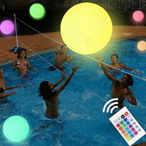 LED balloon Large Inflatable Blow Up Beach Large waterproof For water Pool Party Outdoor Balloons Garden Luminous Toy LED Balls