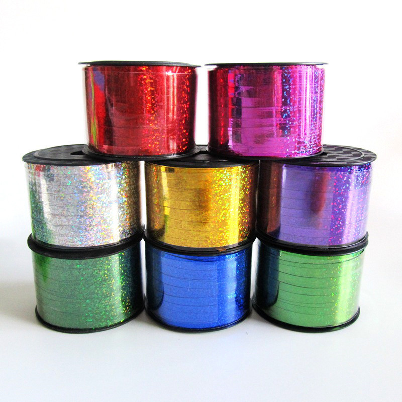 Balloon Ribbon Party Birthday Wedding Accessories Laser Balloon Glitter Ribbons Crafts DIY Party Decoration