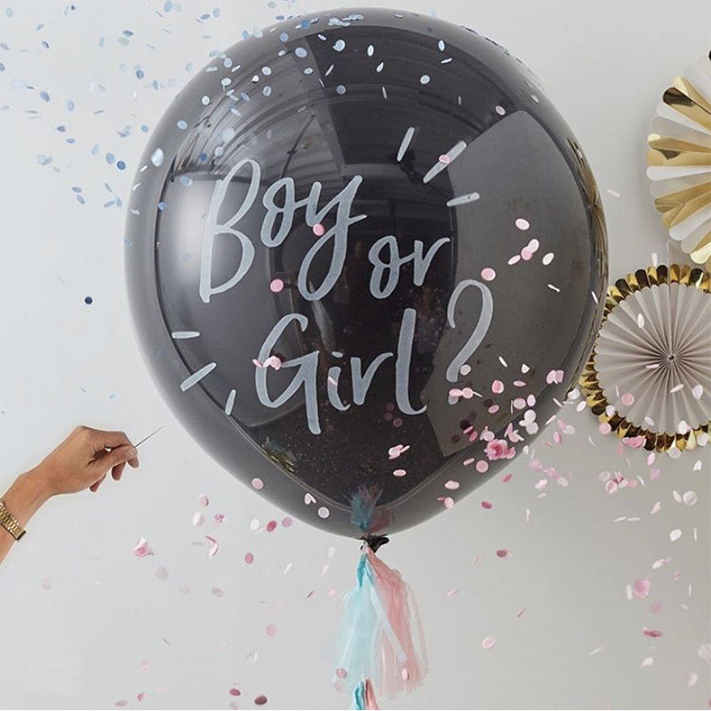 Gender Reveal Confetti Balloon 36