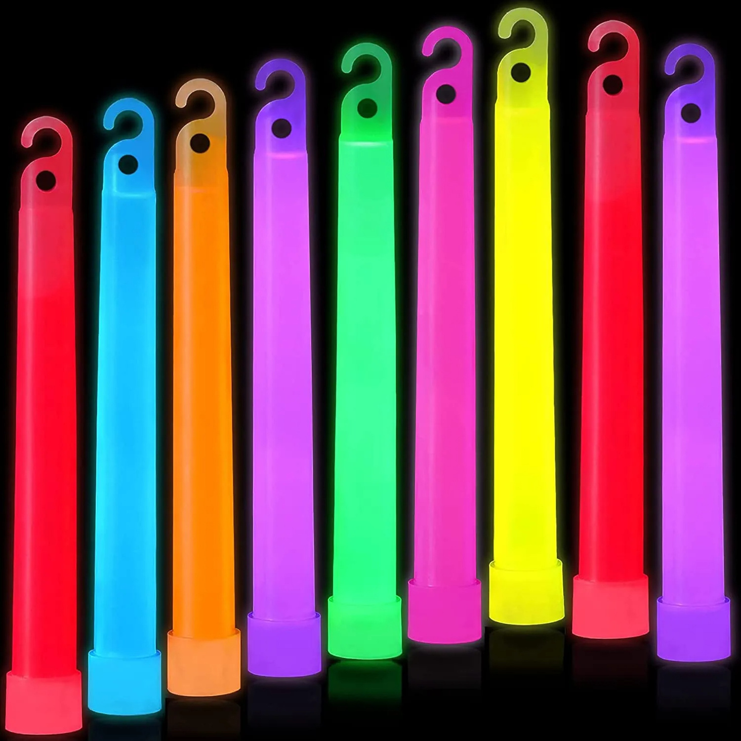 Ultra Emergency Bright 15CM Glow Sticks 12 Hour Camping Hiking Chem Glow Stick Lights for Parties Blackout Storm Ready Use