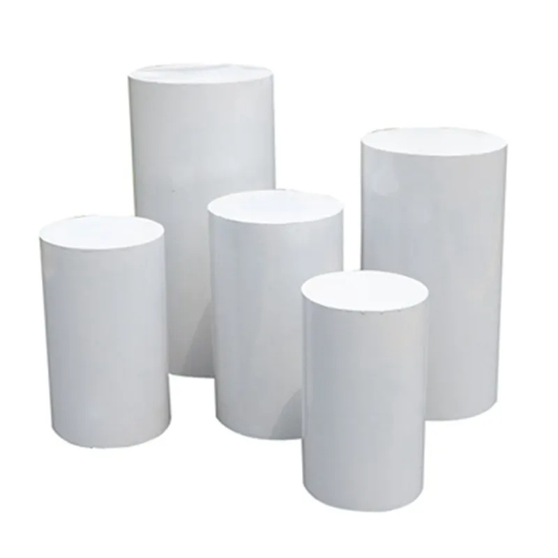 Event Decoration Supplies Window Plinth Props Round Cylinder Pedestal Stand Cake Cylindrical Dessert Table for Wedding