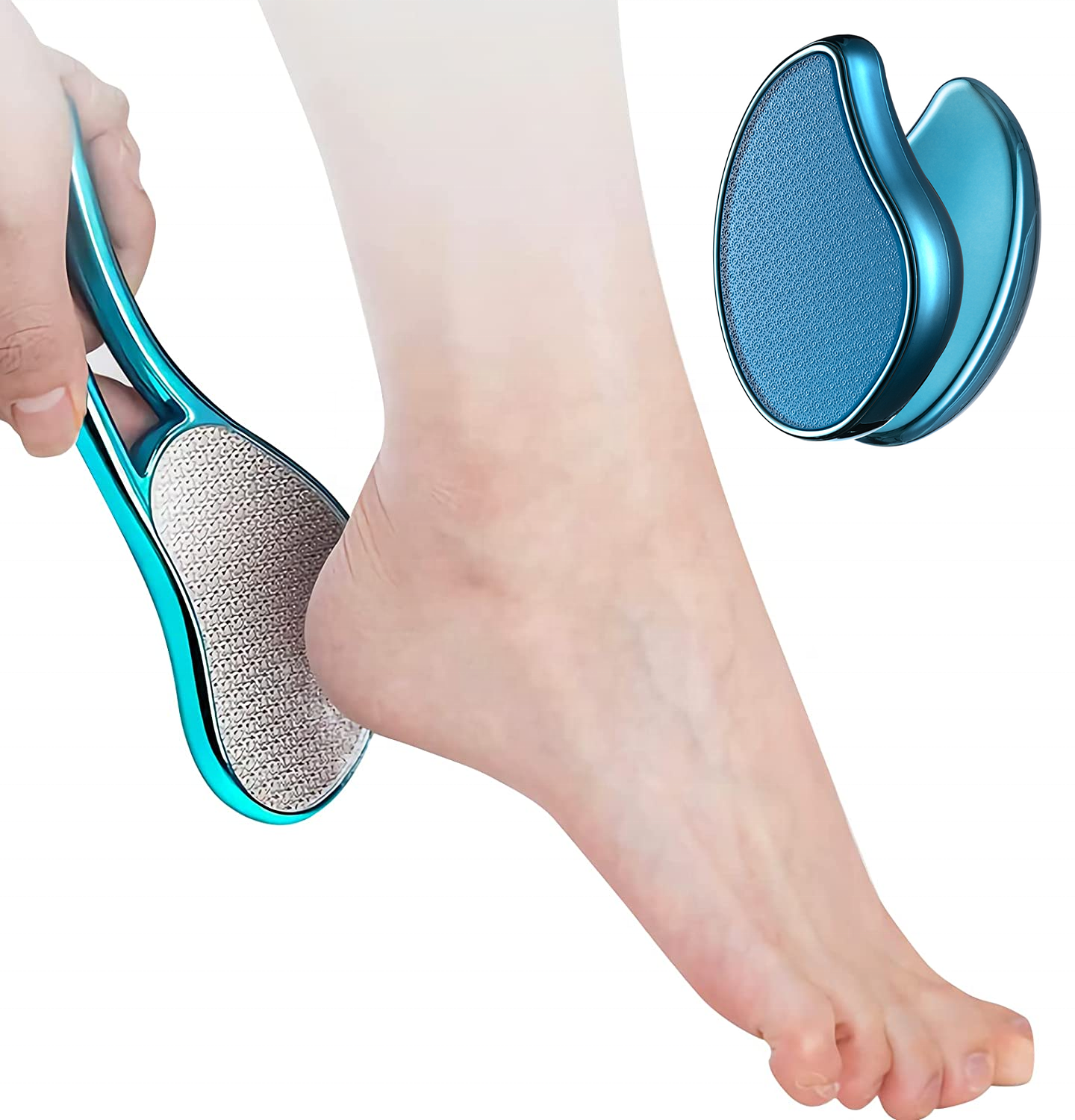 Professional Foot Callus Remover Dead Skin Foot Files Nano Glass Handheld Callus Scraper Grinder Stone Removal Tools for Feet