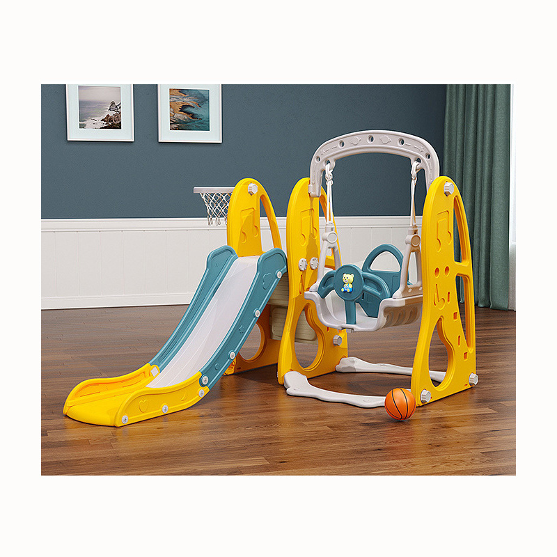 new design baby kid slides and swing indoor toys for kids indoor plastic swings and slides play