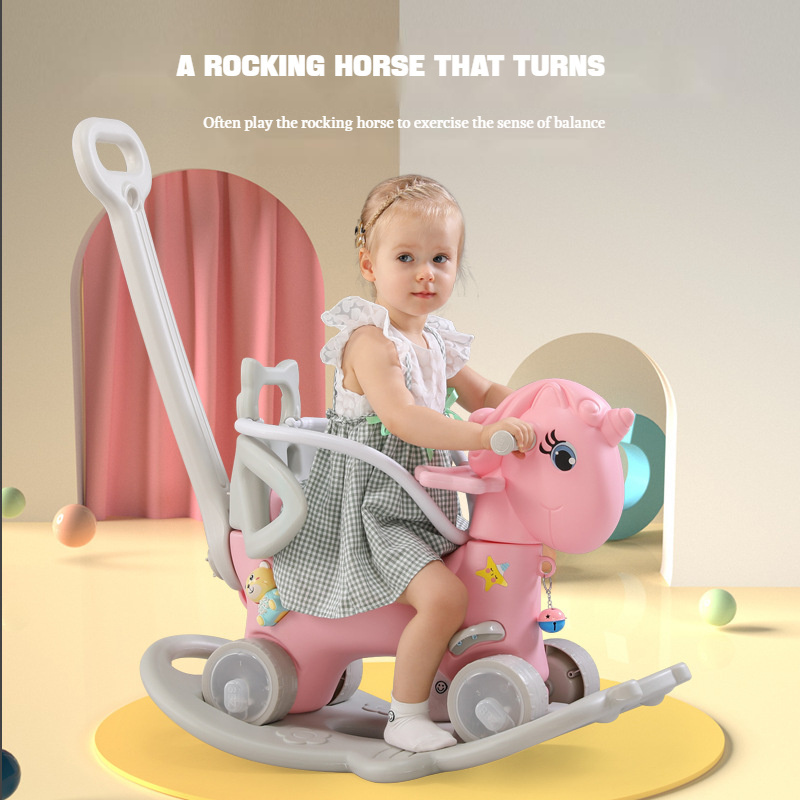 outdoor playground luxury baby kids adult rocking horse toy with music 2 in 1 for children kids  baby