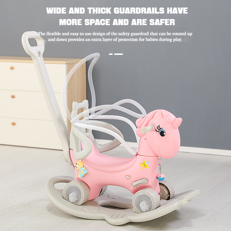 outdoor playground luxury baby kids adult rocking horse toy with music 2 in 1 for children kids  baby