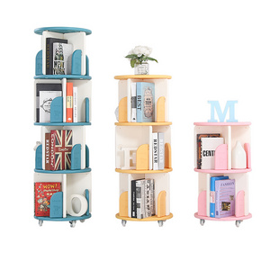 360 Rotating Bookshelf Children Bookshelf Book Shelf for Kids Storage Rack Shelves Bookcase For Children