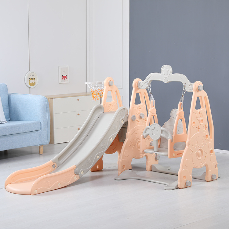 2022 New designer pass ce certificated Kids slides indoor home plastic swing slide set outdoor for kids playground slide