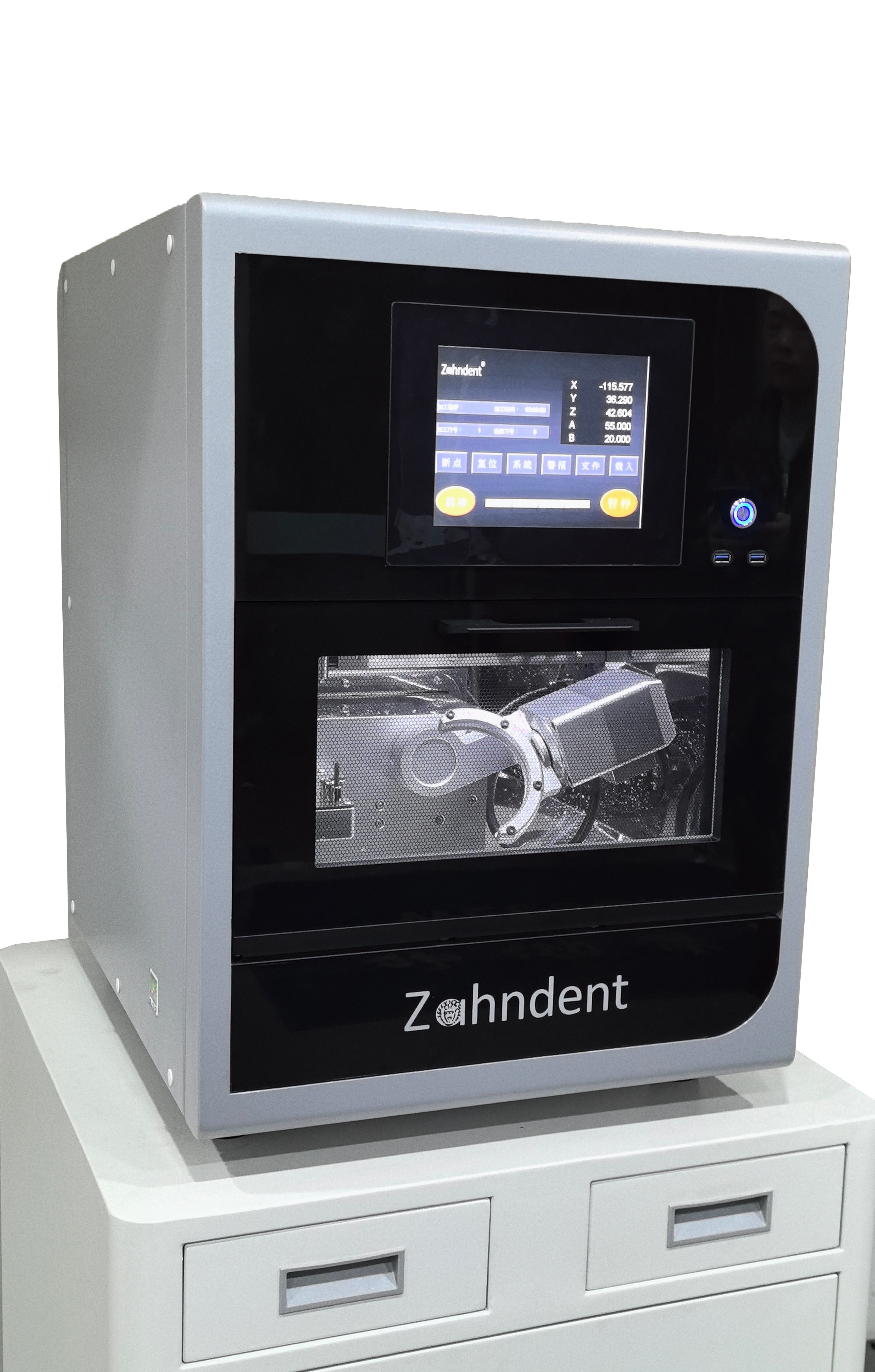 Zahndent automatic tool change 60000RPM/min dental lab 5axis dental milling machine