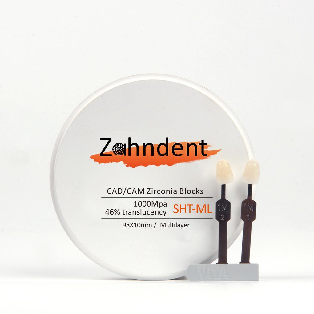 Zahndent high performance dental milling machine zirconia dental multilayer zirconia disc