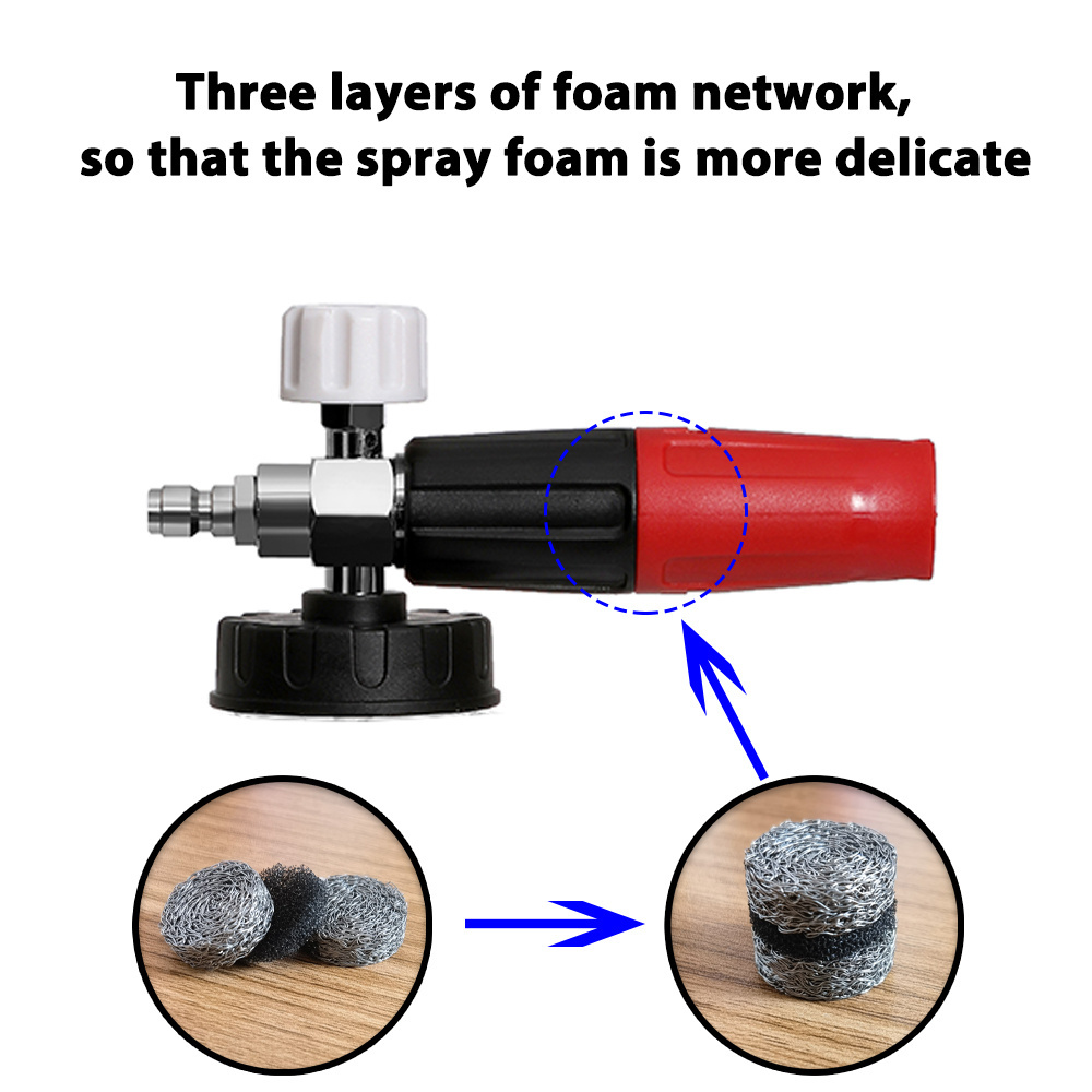 Soap Foam Generator Snow Foam Lance Foamer Cannon Cleaning High Pressure Car Washer Accessories For Karcher Parkside WAP