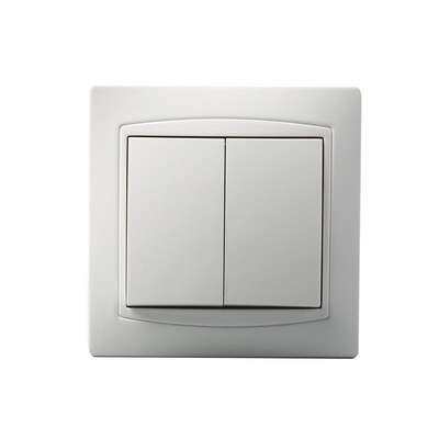 Electrical Switches for European Wall Switch Two Gang One Way Two Way Light Switch