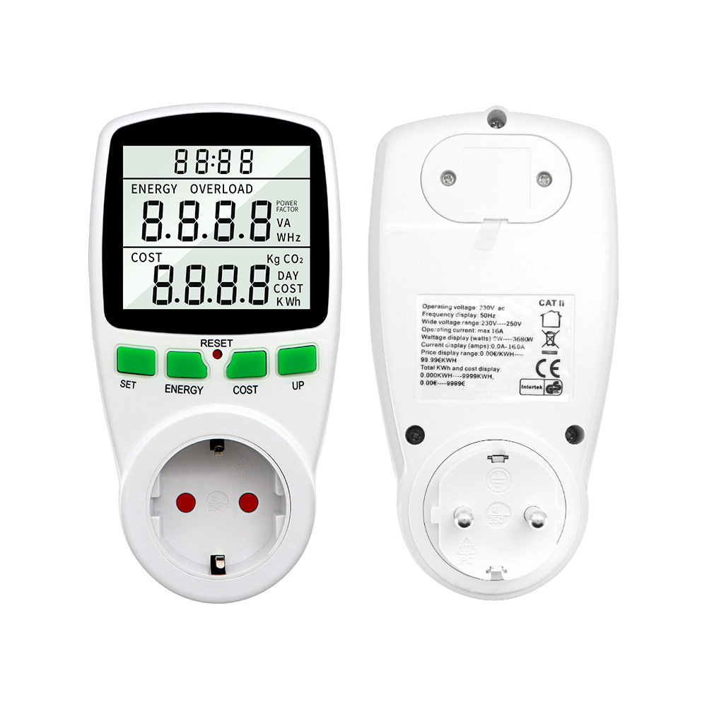 digital Big LCD display smart electrical programmable timer switch smart timer plug outlet timer socket