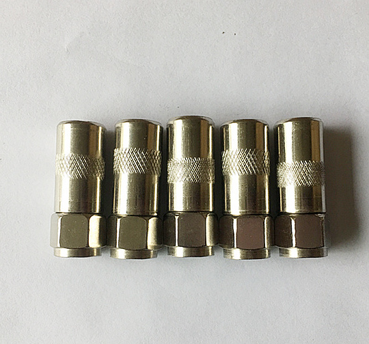 white zinc plating 4 jaws grease gun coupler sizes