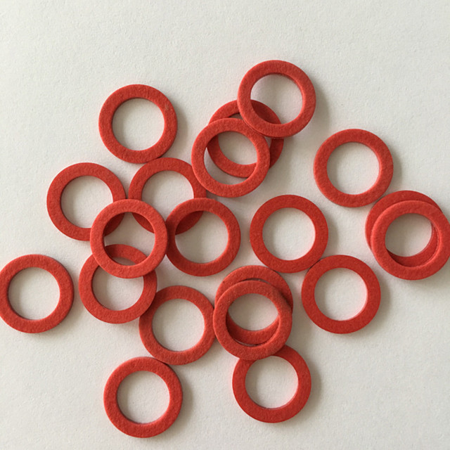 Vulcanized paper Insulated Red Steel Paper Gasket