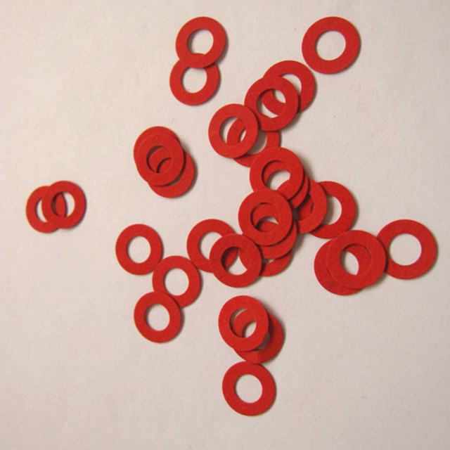 Vulcanized paper Insulated Red Steel Paper Gasket