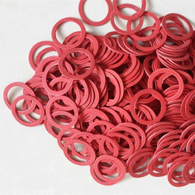 Vulcanized paper Insulated Red Steel Paper Gasket