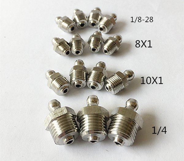 OEM customized stainless steel SS304 grease nipple fitting size