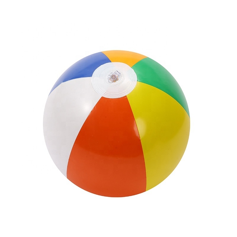 OEM logo Girls toy inflated valve Walking Water Balls Pool Inflatable Beach Ball with lights