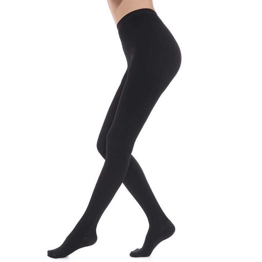 Custom Logo 23-32mmhg Anti-cellulite Tights Pantyhose Medical Compression warm Leggings Women