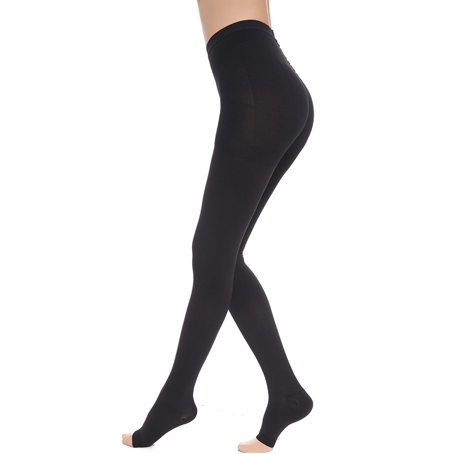 Custom Logo 23-32mmhg Anti-cellulite Tights Pantyhose Medical Compression warm Leggings Women