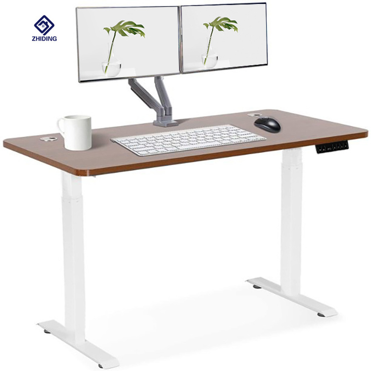 Height Adjustable Sit Stand Desk dual motor unique uplift sturdy motorized custom adjustable standing desk for tall person