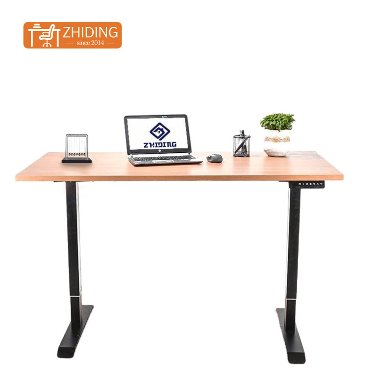 Single motor electric height adjustable desk miniature stand party desk shift support rustic adjustable standing desk