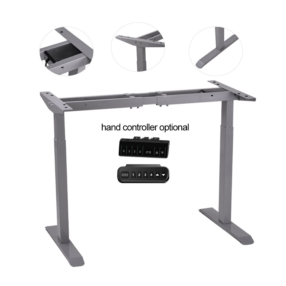 Height Adjustable Sit Stand Desk dual motor unique uplift sturdy motorized custom adjustable standing desk for tall person