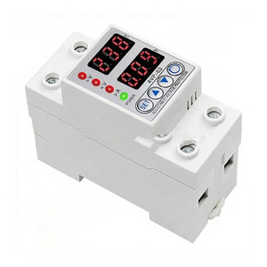 220V 40A 63A Automatic Voltage Protector Adjustable Over Under Voltage Protector Electric Power Protector Device