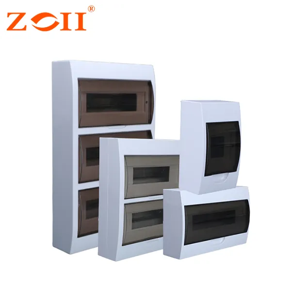 ZOII Modular Switch Box Plastic TSM Type Power Electrical Cable Distribution Box 2-36 Ways 3 Phase IP50 Waterproof