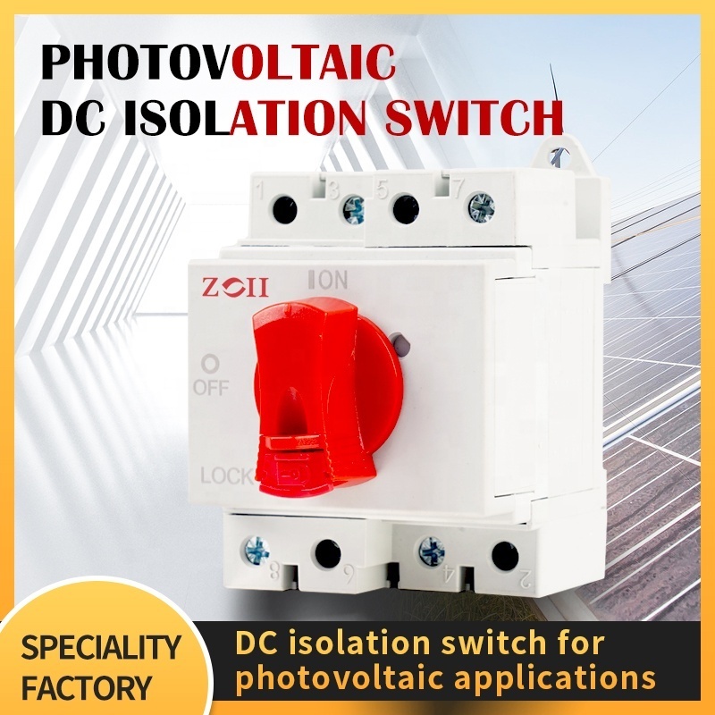 ZOII Hot Sell ZYIS-N32/4 Dc Automatic Change Over Switch Pv Isolator Switch For Solar System Use