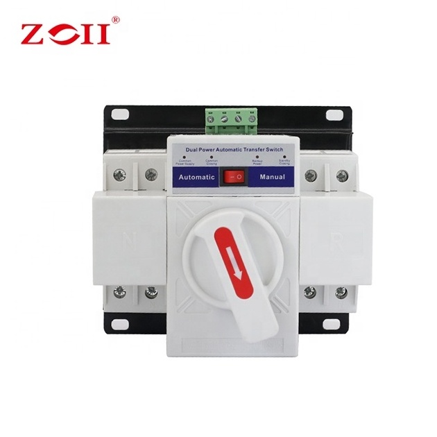 Factory price CE Automatic Transfer Switch Dual Power changeover Switch AC 3P/4P 100A ATS for Generator