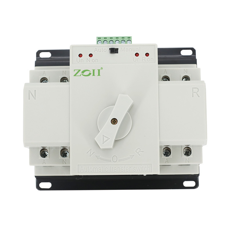 63A 100A Solar Power Dual Power Automatic Transfer Switch ATS 3p ats Mini home switch 4P Home mini toggle switch