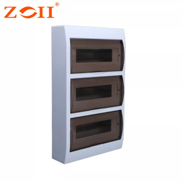 ZOII Modular Switch Box Plastic TSM Type Power Electrical Cable Distribution Box 2-36 Ways 3 Phase IP50 Waterproof