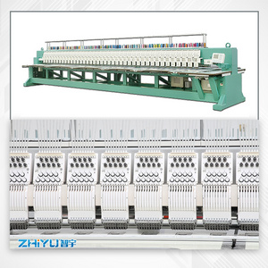 60 head computerized embroidery machine price multi heads for flat