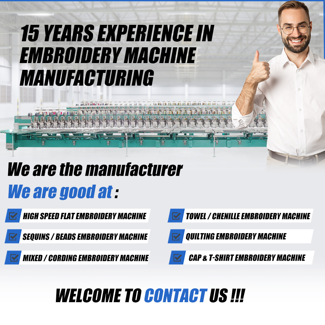 924 Professional Embroidery Machine Factory in ZHUJI  24 Heads  Multi-head Intelligent Computerized Sewing Embroidery Machine