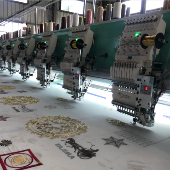 912 multi head  computerized embroidery machine with cording function