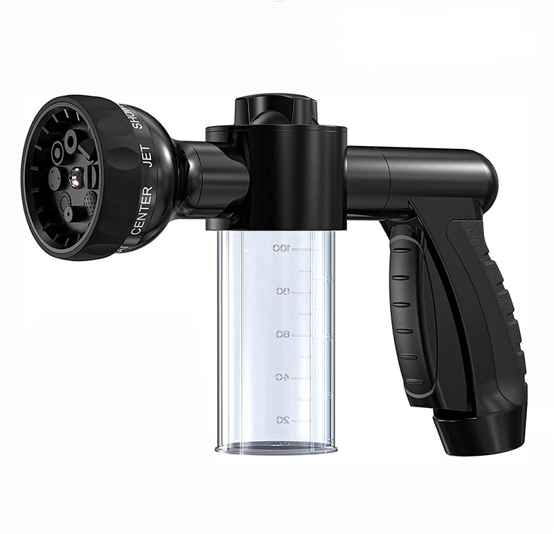 ZHONGBEN 8 In 1 Nozzle Foam Multifunction Portable Automatic Car Wash Spray  Garden Water Gun