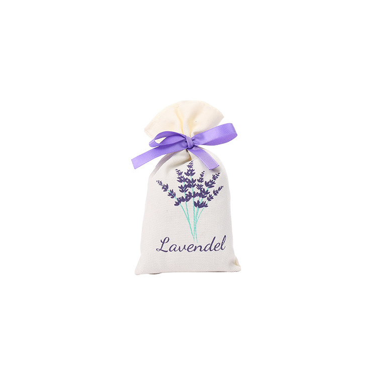 Enjoy Everyday Cheap Gift Perfume Sachet Potpourri Scents Bag New Arrival Embroidery Lavender Linen Pouch Scented Sachet