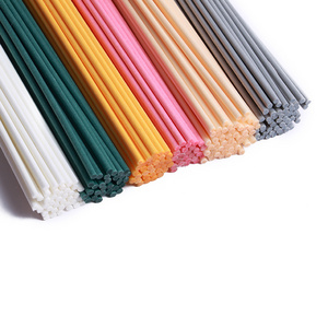 3mm*20cm Colorful Fiber Diffuser Reed Sticks Synthetic Sticks Fragrance Absorbing Wicks Reed Diffuser Fiber Sticks