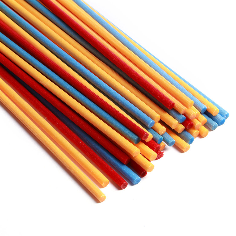 3mm*20cm Colorful Fiber Diffuser Reed Sticks Synthetic Sticks Fragrance Absorbing Wicks Reed Diffuser Fiber Sticks