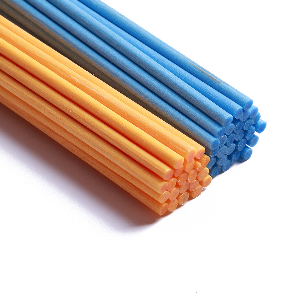 3mm*20cm Colorful Fiber Diffuser Reed Sticks Synthetic Sticks Fragrance Absorbing Wicks Reed Diffuser Fiber Sticks