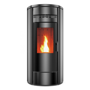 GF2201ANew circular design European 22kw High quality Domestic Biomass pellet stove Hydro Wood pellet boiler With Remote Control