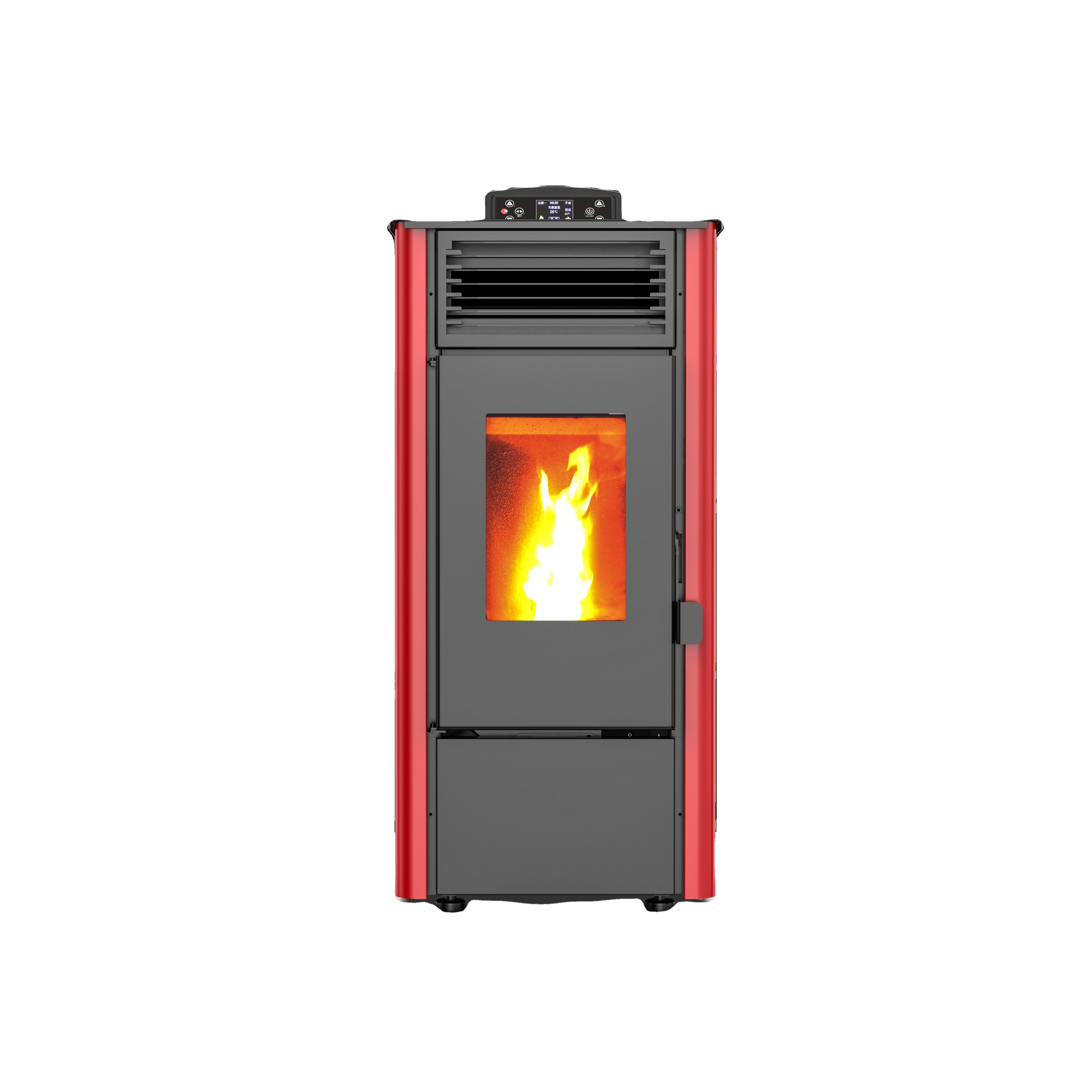 KM0805A CE Certification Smokeless Small  Wood Pellet Stove German Modern Smokeless Eco Friendly Pellet Stove