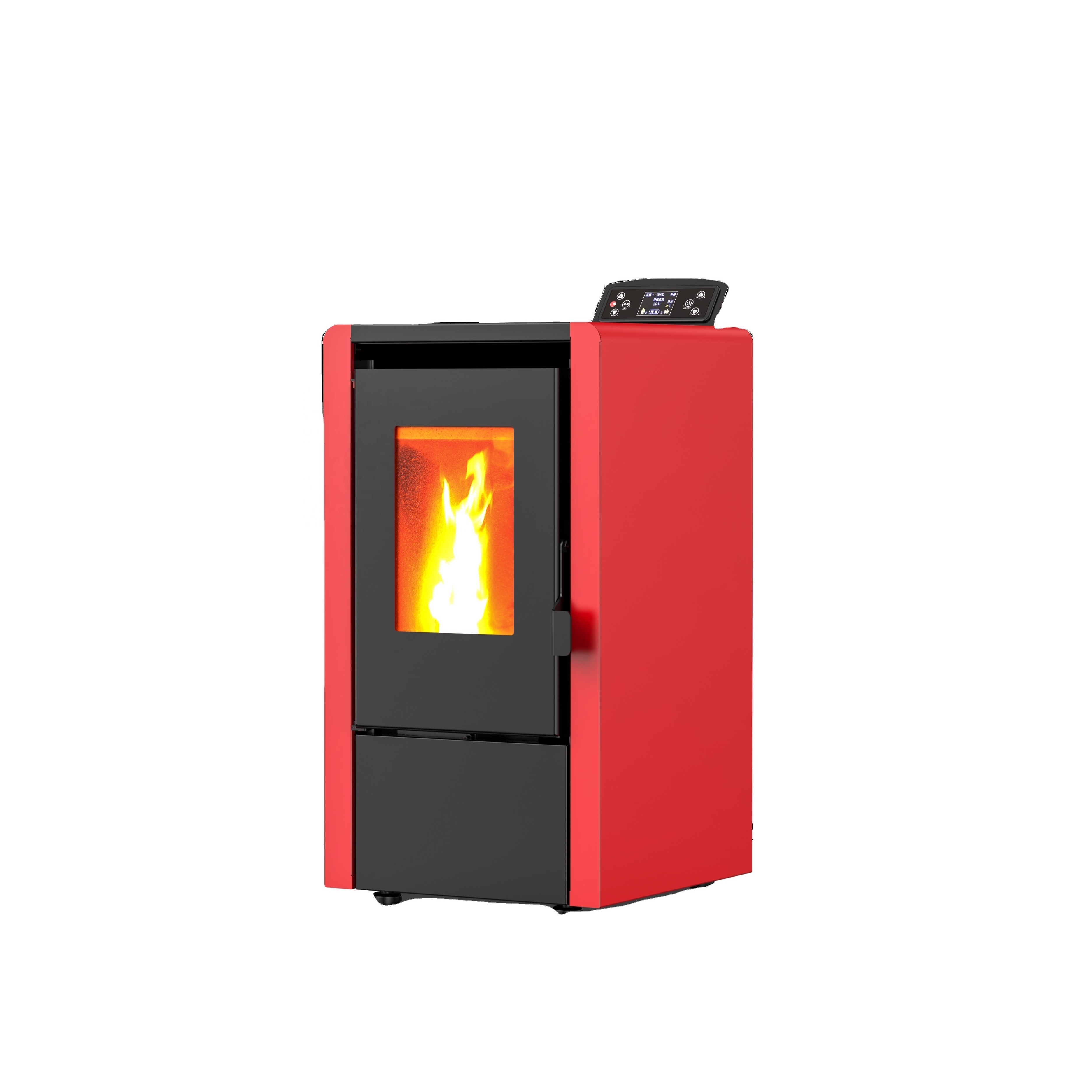 ZLKM0602A Wholesale Cheap Automatic Feeding Portable Wood Pellet Stove with Remote Control